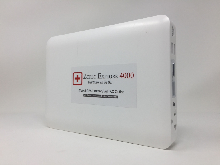 Zopec EXPLORE 4000 Universal CPAP and BiPap UPS Battery - a