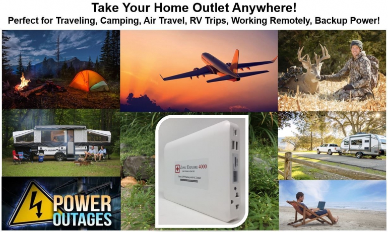 Zopec EXPLORE 4000 Universal CPAP and BiPap UPS Battery - i