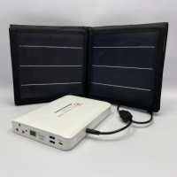 Zopec Explore Solar Panel Charger - shown with battery thumbnail