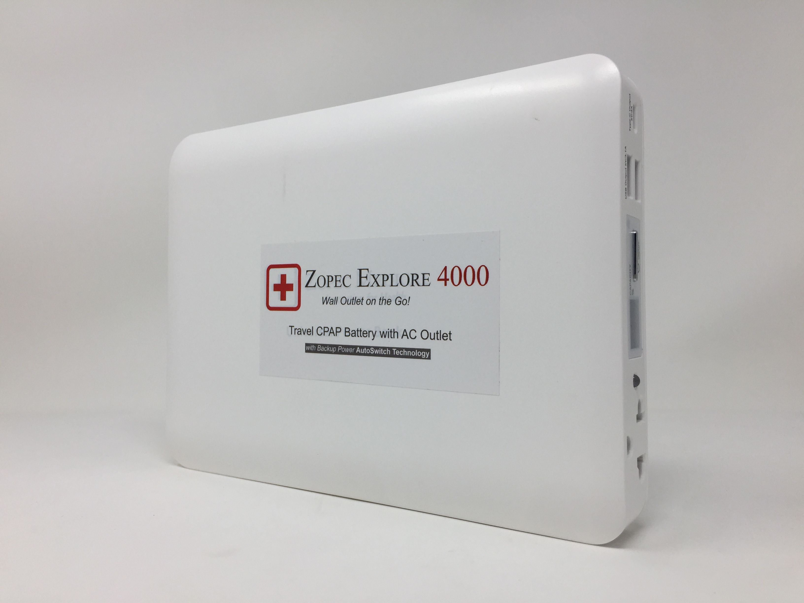 Zopec EXPLORE 4000 Universal CPAP and BiPap UPS Battery - a
