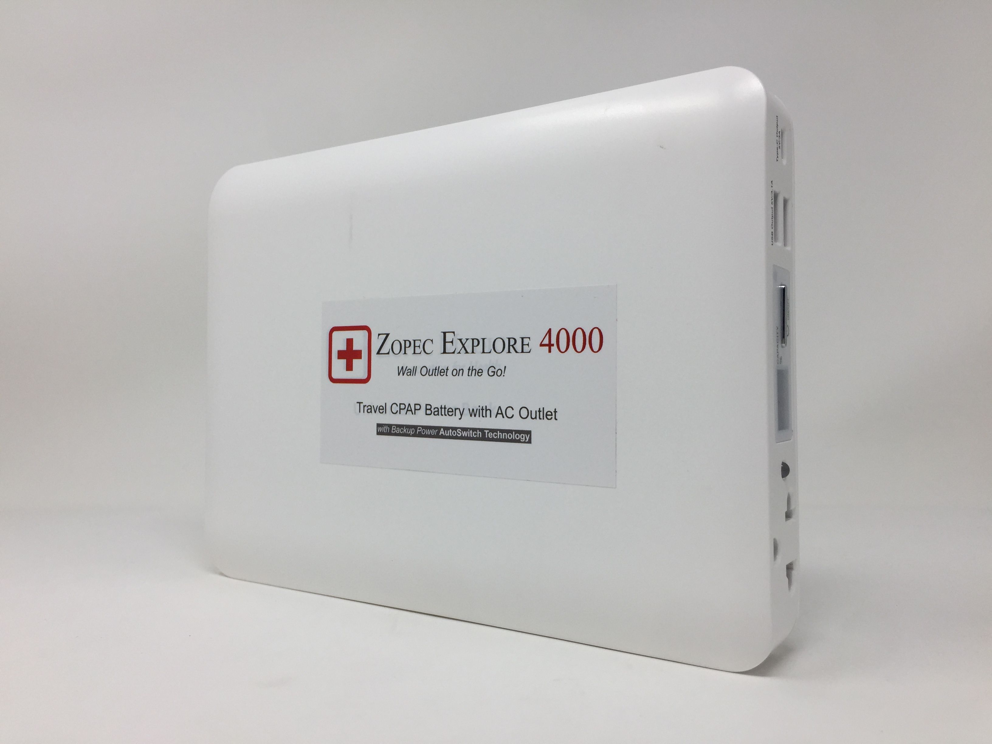 Zopec EXPLORE 4000 Universal CPAP and BiPap UPS Battery - a Zopec EXPLORE 4000 Universal CPAP and BiPap UPS Battery - a